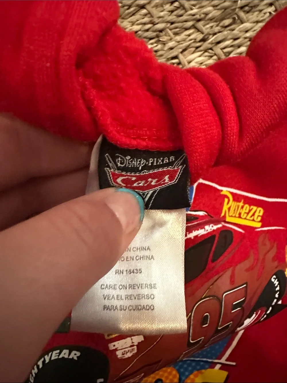 Disney Red Lightning McQueen Pullover Sweatshirt